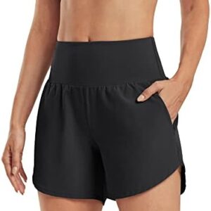 G4Free Athletic Shorts for Women 5 Inch Running Shorts with Pockets Lightweight Workout Shorts for Tennis Gym Exercise