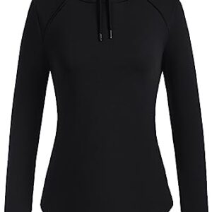 JACK SMITH Women's Lightweight Dry Fit Hoodie Shirts SPF UV Protection for Running Athletic Hiking Workout Fishing