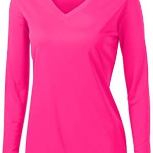 Joe's USA Ladies Long Sleeve Moisture Wicking Athletic Shirt Sizes XS-4XL