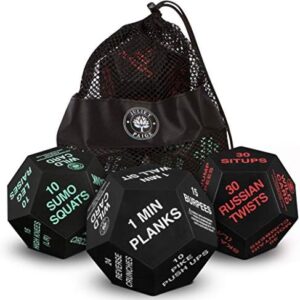 Juliet Paige Exercise Dice for Home Fitness, Workouts, WOD, Cardio, HIIT, and Sports