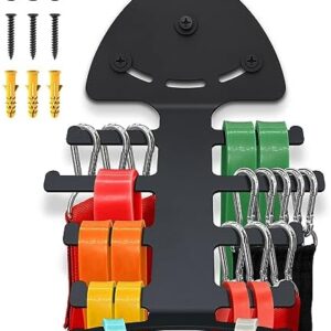 KOMOHOM Exercise Resistance Band Rack Resistance Bands Storage Hanger Gym Equipment Organizer Rack Pull Up Bands Rack Multi-Purpose Gym Equipment Storage Rack