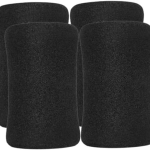 Kisangel 4pcs Foam Foot Pads Rollers Set for Home Gym Exercise Machines Equipments Replacements Machine Tube Leg Foam Roller Pad for Leg Extension Weight Bench