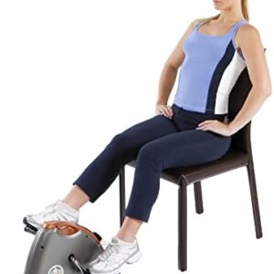 Marcy Cardio Mini Cycle – Portable Cardio Machine with Variable Resistance for Home Gym NS-909