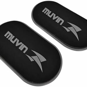 Muvin Core Sliders for Working Out - Pack of 2 Premium Workout Sliders - Fitness Sliders for Full Body Workout, Abdominal Exercise Equipment - Exercise Sliders for All Kinds of Surfaces