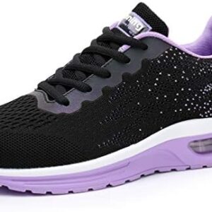 RUMPRA Women Sneakers Lightweight Air Cushion Gym Fashion Shoes Breathable Walking Running Athletic Sport