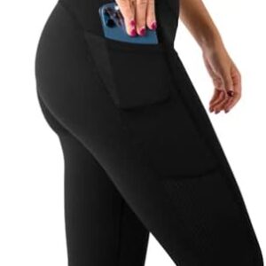 SEEMLY High Waisted Leggings with Pockets for Tummy Control | Breathable Yoga Pants Pack of 01