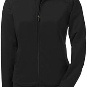 SPORT-TEK Women's NRG Fitness Jacket, Black, Small