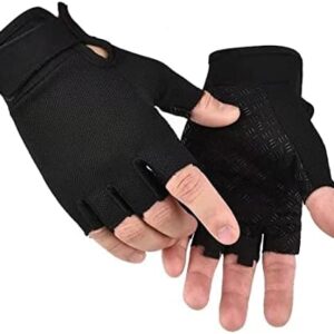 SUJAYU Fingerless Gloves Bicycle Gloves, Tactical Gloves Airsoft Gloves Training Gloves Fishing Gloves, Biking Gloves Men & Women