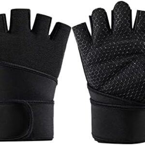 SUJAYU Workout Gloves for Men Women, Weight Lifting Gloves for Men Gym Gloves for Men, Exercise Gloves Training Gloves Wrist Wraps for Weightlifting Men