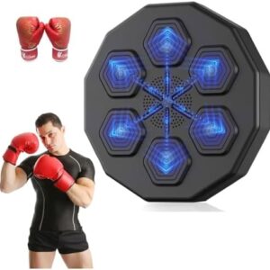 Smart Bluetooth Music Boxing Machine, Wall Mounted Boxing Equipment Game, Boxing Training Target Wall Punching Bag For Kids Adults Home Workout Stress Relief ( 0.24"IDx0.35"TH-5.6Ft , 0.51"IDx0.35"TH-