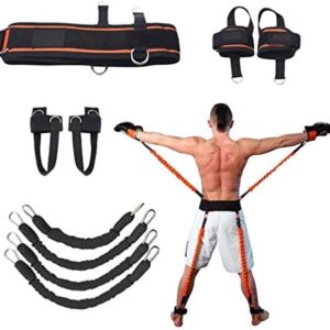 Sunsign Speed and Agility Resistance Bands Trainer for Vertical Jump Squat Boxing MMA Taekwondo Karate Bounce Softball Basketball Volleyball Football Training