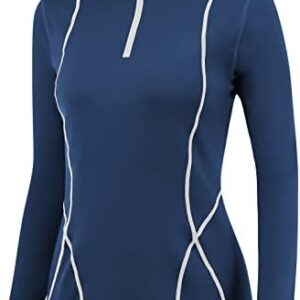 Sweatshirts Women's Winter Plush Fitness Running Yoga Suit Long Sleeve Elastic Tight Stand Collar Vintage