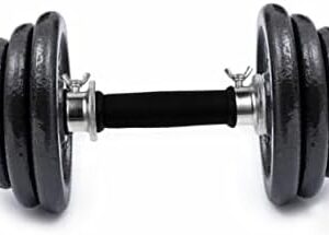 Toddmomy 1Pc Black Dumbbell Rod adjustable dumbbell adjustable hand grip home fitness equipment Barbell Bar 1 inch dumbbell bar power blocks dumbbell Weightlifting Equipment Rod Connector