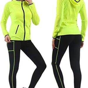 VICKISUI Active Wear Sets for Women -Workout Clothes Gym Wear TracksuitsYoga Jogging Track Outfit Legging Jacket 2 Pieces Set