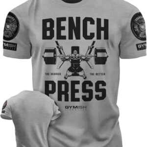 Workout Shirts for Men, Bench Press Gym Shirt Funny Sayings Lifting T-Shirt