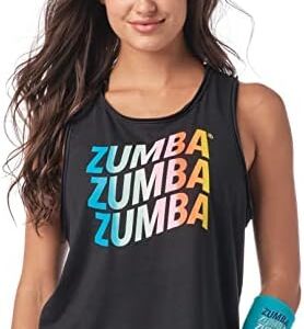 ZUMBA Women's Sleeveless Workout Tops