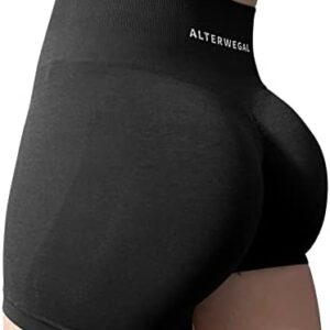ALTERWEGAL Amplify Seamless Scrunch Workout Shorts Intensify Women's Yoga High Waist Athletic Gym Running Sports Fitness