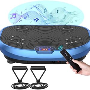 AXV Vibration Plate Exercise Machine Whole Body Workout Vibrate Fitness Platform Lymphatic Drainage Machine for Weight Loss Shaping Toning Wellness Home Gyms Workout