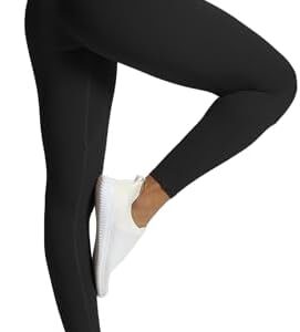 Aoxjox High Waisted Workout Leggings for Women Tummy Control Buttery Soft Yoga Metamorph Deep V Pants 26"