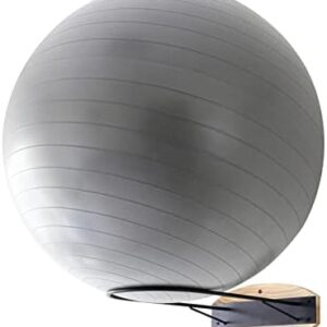 Authumberdale Yoga Ball Holder Wall Mount, Exercise/Stability/Basketball Ball Rack