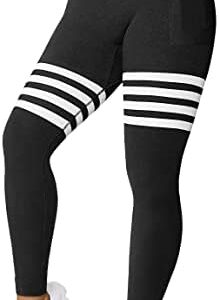 DREAMOON Cross Seamless Butt Lifting Leggings for Women Scrunch Booty High Waisted Workout Yoga Pants Gym Butt Tights