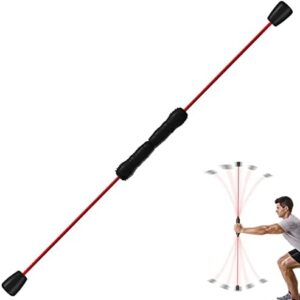 DYK&NX Fitness Exercise Bar, High-Efficiency Fat Burning Flexi-bar - Home & Travel Workout Equipment for Weight Loss, Toning & Wellness