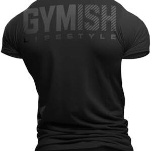 Gymish Lifestyle Gym Workout Shirts Men Motivational Gym T-Shirt Gift for Men