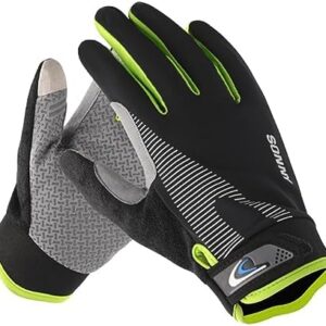 Ice Silk Full Finger Gloves for Adults Men and Women Non Slip Bike Sunscreen Gloves for Outdoor Riding Heated Gloves