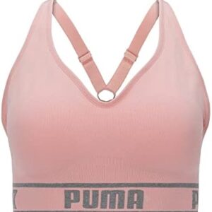 PUMA Women's Plus Size Seamless Solstice Padded Sports Bra