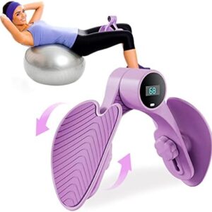 Thigh Master Thigh Exerciser, Inner Thigh Exercise Equipment with Counter, kegel Exercise Products, Hip and Pelvic Floor Muscle Trainer, Pelvic Floor Strengthening Device for Women - Purple