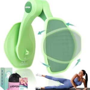 Thigh Master Thigh Exerciser for Women, Non-Install Pelvis Floor Muscle Trainer for Postpartum Rehabilitation and Inner Thigh Toning, Hip Trainer Kegel Exerciser for Home Gym Fitness Equipment(Green)